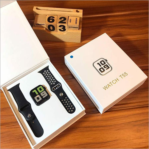 Black T55 Smart Watch