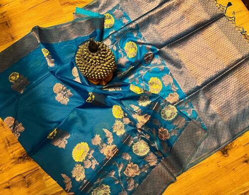 organza soft silk saree