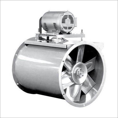 Gray Tube Axial Fan