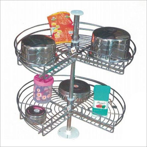 Double Ss Carousel Unit Application: For Modular Kitchen