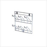 SS Glass Stand - Stainless Steel, Durable Silver Finish | Corrosion Resistant, Easy Installation for Kitchen Use