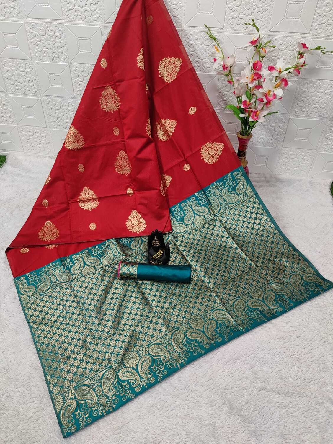 soft lichii saree
