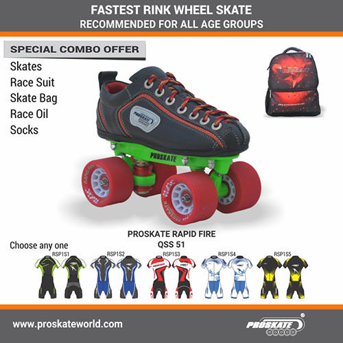 PROSKATE RAPID FIRE QUAD SKATE QSS 51