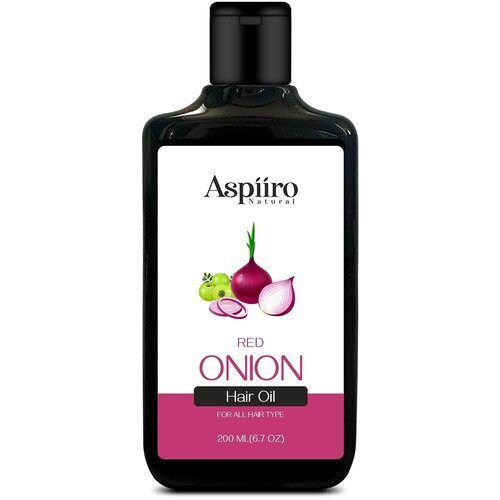 Transparent Aspiiro Natural Organic Red Onion Hair Oil 200 Ml