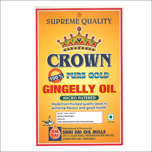 15 kg Gingelly Oil