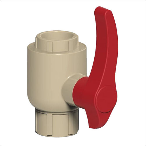 CPVC Ball Valve - Plastic, Polished Finish | Industrial Use, Water Media