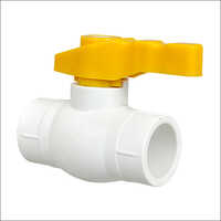 UPVC Ball Valve - Plastic Construction, Polished Finish | Regulates Water Flow in Industrial Applications, Trusted Vendor Quality