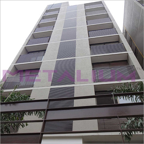 U Shaped Baffle Exterior Louvers