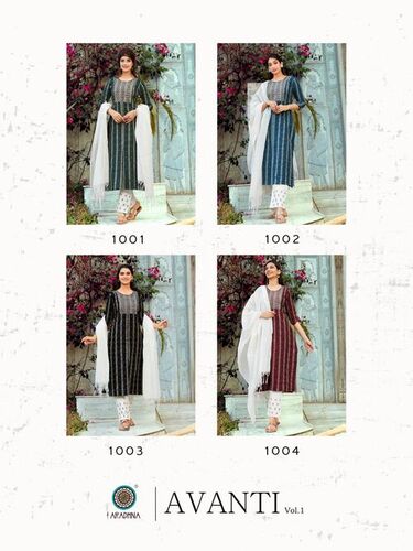 Aradhna Avanti Vol-1 Fancy Designer Wear Cotton Ready Made Catalog Wholesaler