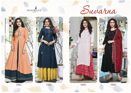 Wooglee Suvarna Festive Designer Wear Fancy Ready Made Catalog Supplier