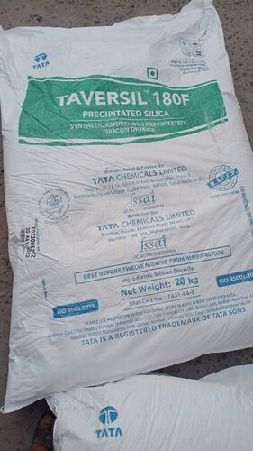 Precipitated Silica - Fine Powder, Grade 180F, White, Versatile Usage in Lightweight Footwear, Paints, PVC Tiles, Plastic Fillers