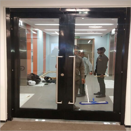 Double Leaf Glass Door Application: Office