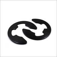 E Type Circlip - Carbon Steel, 100-300 Mpa Tensile Strength, 0.1-0.3 Mm Tolerance, E-shape | Polished Finish, Lightweight For Industrial Applications