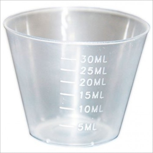 30ML Measuring Cup - Plastic Material Manual Operation | Premium Quality Resilient Build Contaminant-Proof Packaging