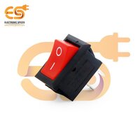KCD1-B101 6A 250V AC red color 2 pin SPST small plastic rocker switch