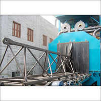 Airless Shot Blasting Machine - Color: Blue