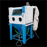 Semi-automatic Suction Blasting Cabinet - 1 Ton Capacity, Mild Steel Material | White Color, 220-440 Volt Power Supply, Cnc Technology