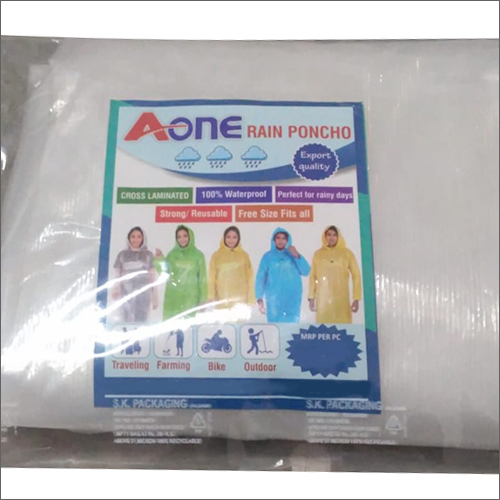 High Quality Rain Coat - Waterproof Material Waist-Length Design White Color | Versatile for All Seasons: Summer Rainy Spring Winter