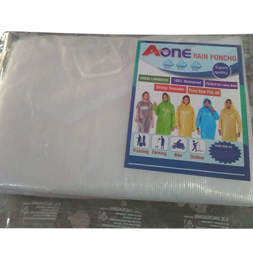 Transparent Rain Coat - Plastic Different Thicknesses Available | Lightweight Durable Non-Hazardous Winter-Ready Transparent Design