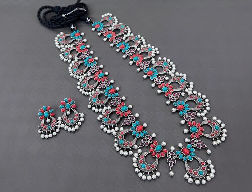 Silver Stone Replica Necklace