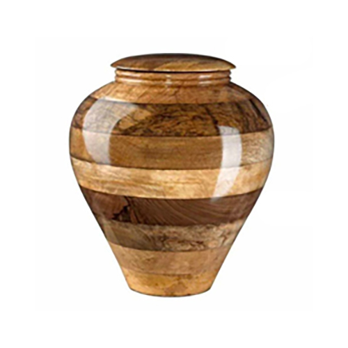 Various Colors Are Available Wooden Cremation Urn