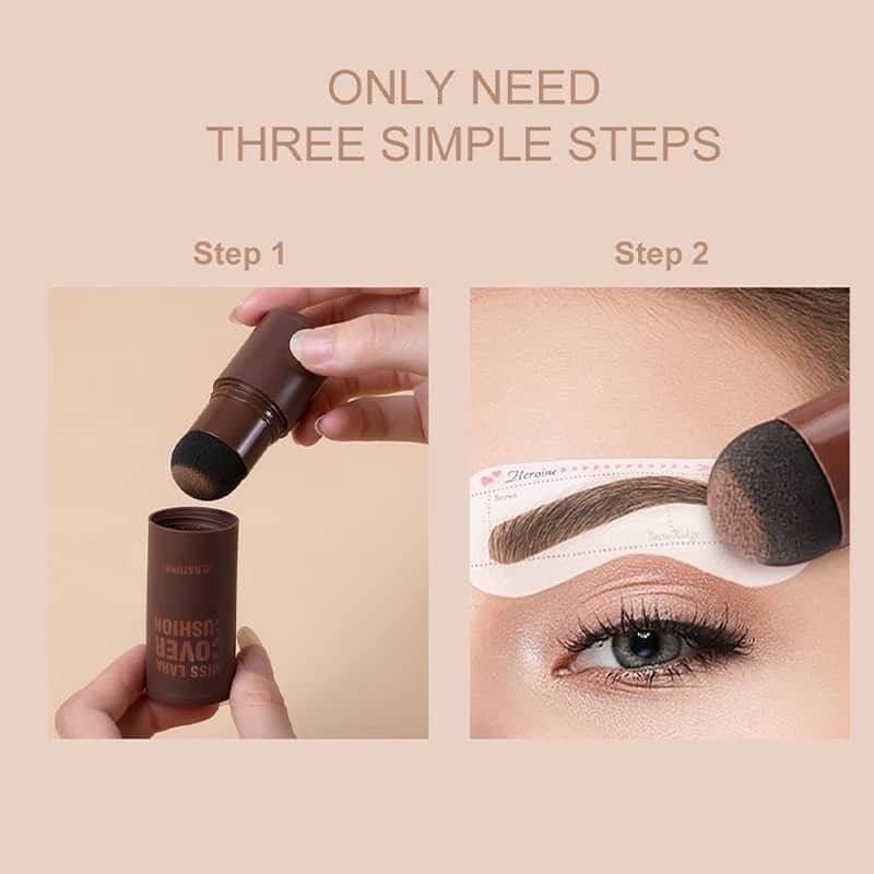 Eyebrow  Hairline Stamp with Stencil Kit
