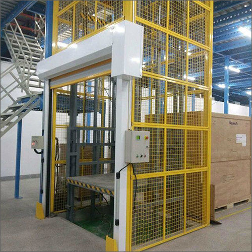 Stainless Steel Hydraulic Cargo Goods Lift For Warehouse