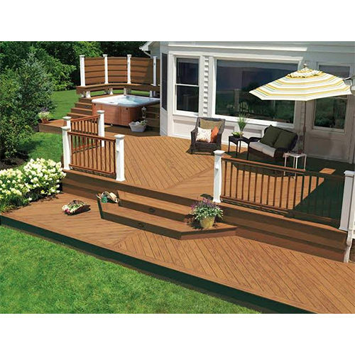 Brown Outdoor Wooden Decking