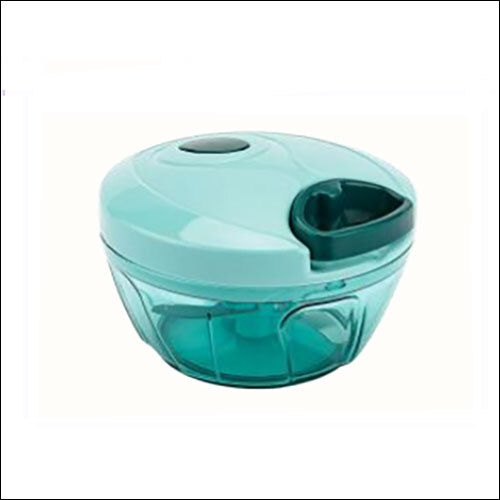 Vegetable Chopper Cutter Handy Manual Plastic (pack of 3- 450 Ml)Blue Handy  Chopper with 5