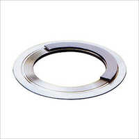 Camprofile Gasket - Metal Core with Concentric Serrated Grooves, Grey Color, Soft Sealing Layer for Industrial Use