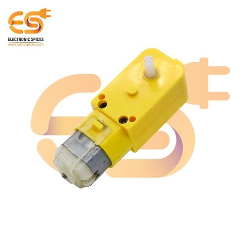 300 rpm BO Dual shaft 3V - 9V DC motor straight