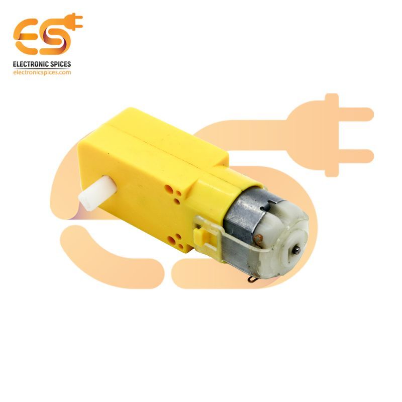 300 rpm BO Dual shaft 3V - 9V DC motor straight