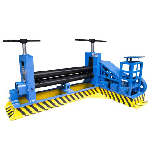 Motorized Sheet Rolling Machine - Mild Steel, Semi-Automatic Design, Blue Finish | High Precision, Cold Rolling Technique, L Type Gear Box, 1-3 Ton/Day Capacity