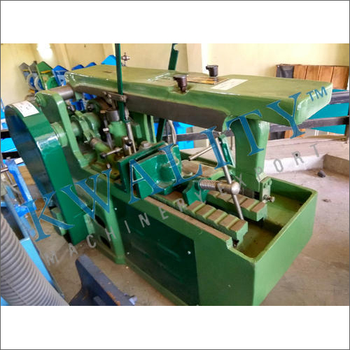 Metal Cutting Hacksaw Machine - Round Bar Capacity 200-300 mm, Square Bar Capacity 150-250 mm, Automatic Operation, Green Heavy Duty Metal Body, 2 HP Power Requirement, Painted Finish, Industrial Use, Warranty Included