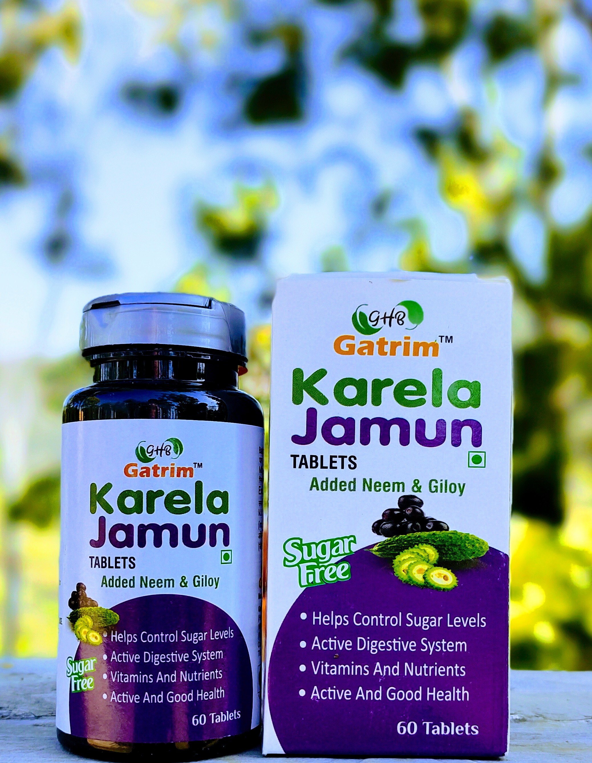Karela Jamun Tablets With Added Neem And Giloy Tablets