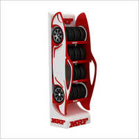 Mrf Tyre Display Stand - Design: Customized