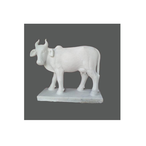 Cow Marble Statue for Business And Promotional Gifts