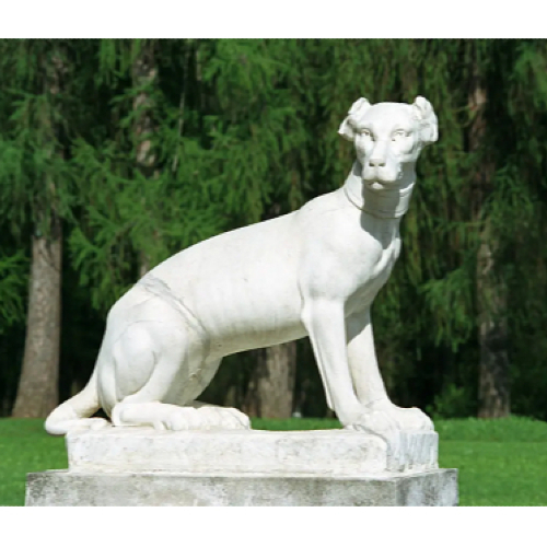 Marble Dog  Statues For Business Gifts