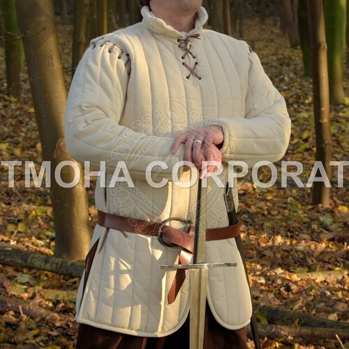 Medieval Wearable Costumes Gambeson Long Gambeson with removable sleeves Ilbert MG0003