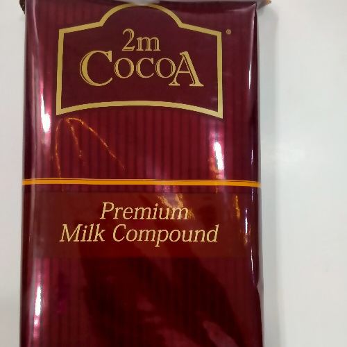 Milk Compound Chocolate - 500g Pack, 12 Months Shelf Life | Store in a Cool, Dry Place, Away from Strong Odour and Direct Sunlight