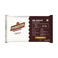 Vanhouten Dark Couverture Chocolate - 46.5% Cocoa, Rich Compound Chocolate For Baking And Confectionery