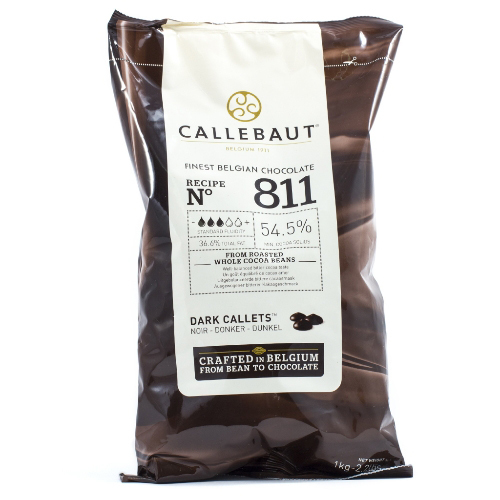 Callebaut 811 - 1 kg Compound Chocolate Cubes | Premium Quality, Versatile for Baking and Confectionery