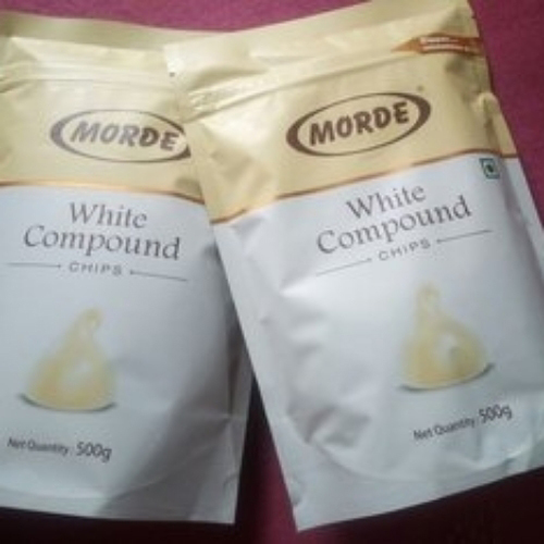 Morde White Chios Chocolate - Compound Chocolate 500gm | Dry Storage Instructions, Perfect for Baking and Confectionery