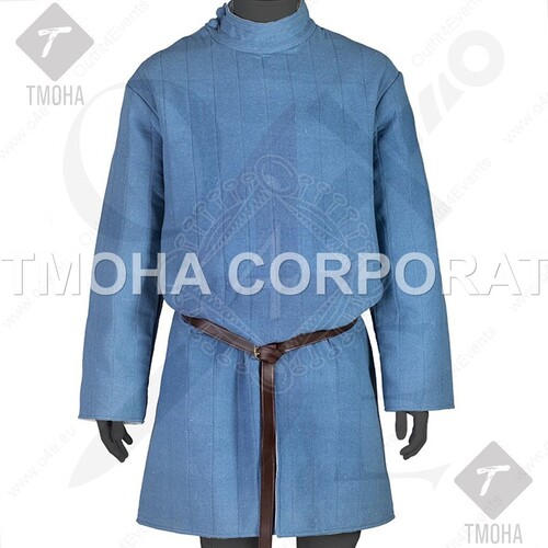 Medieval Wearable Costumes Gambeson Blue Infantry Gambeson Mg0008 at