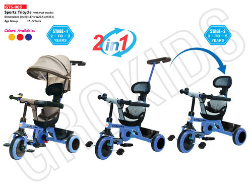 Sportz Tricycle (With Push Handle)