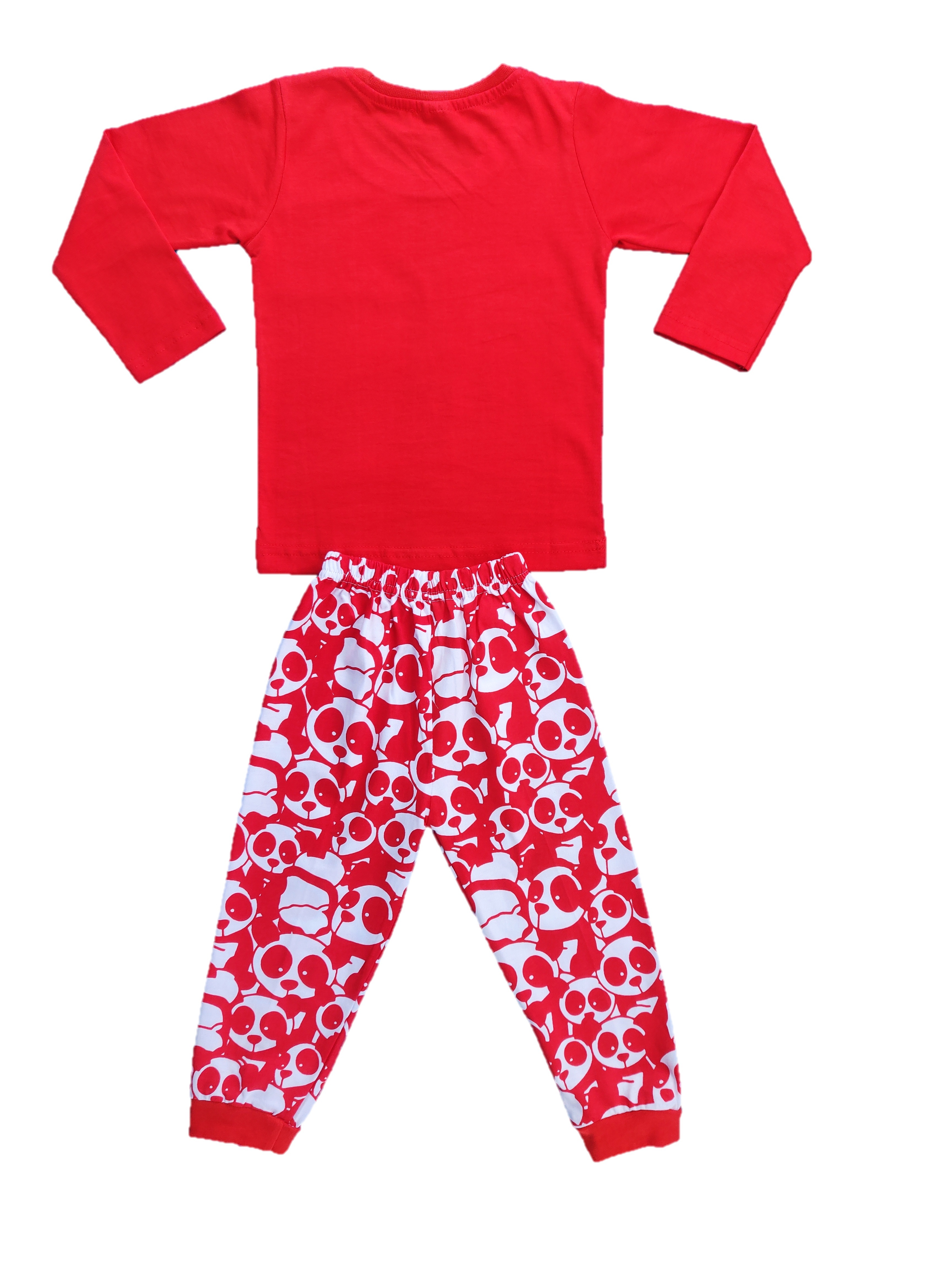 Kids Little Heart Printed Cotton Top And Pant set