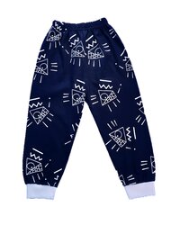 Kids Pizza Printed Cotton Top And Pant White