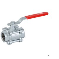 3pc Design Screwed and Socket End Ball Valve