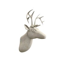 Wall-Mounted Deer Classic Statue