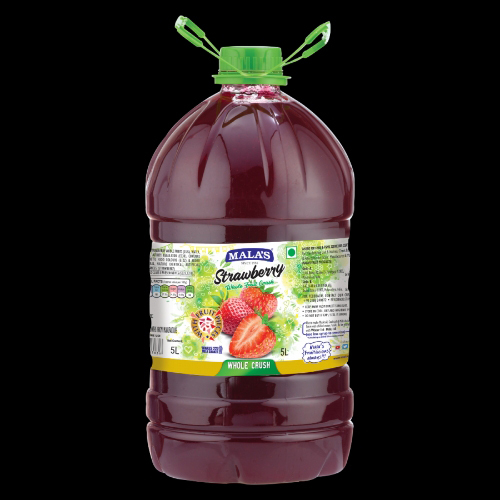 5 Ltr Mala Strawberry Crush Packaging: Bottle